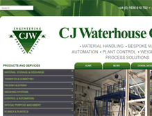 Tablet Screenshot of cjwaterhouse.co.uk